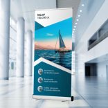 Roll-up Standard 100x200 cm szerkezet nyomattal